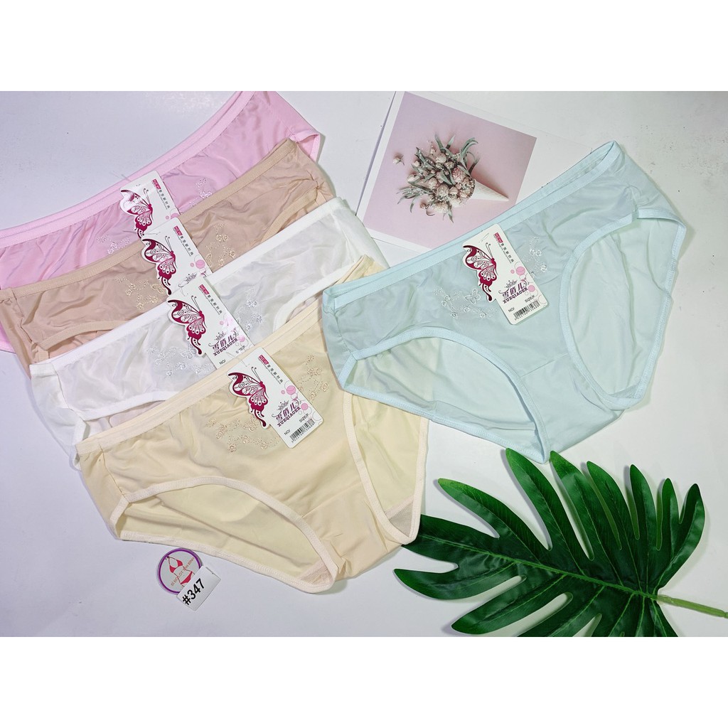 Set 10 quần lót nữ thun lạnh thoáng mát size lớn 60=>70kg