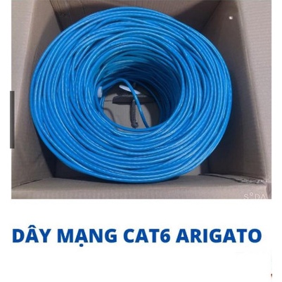 Dây mạng cáp mạng lan Cat 5, Cat 6 Arigato dài 305m lõi đồng bảo hành 3 tháng BUNOC's