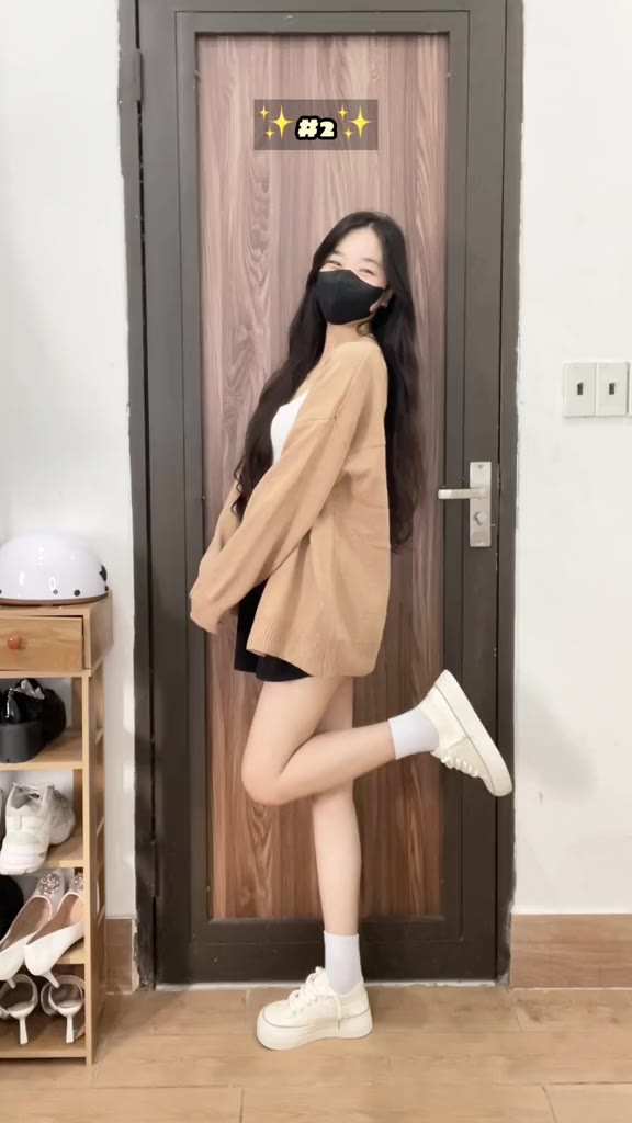 Áo Khoác Len Cardigan Dệt Kim Dáng Rộng Họa Tiết Gấu Hàng Quảng Châu | smide Clothing | BigBuy360 - bigbuy360.vn