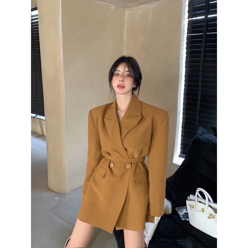 2W368.Áo blazer xuân thu phong cách sành điệu kiểu mới Hàn Quốc
