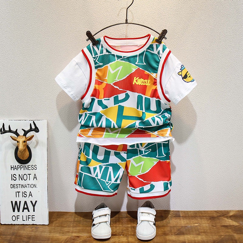 Bộ Quần Áo Tay Ngắn Dễ Thương Thời Trang Mùa Hè 2022