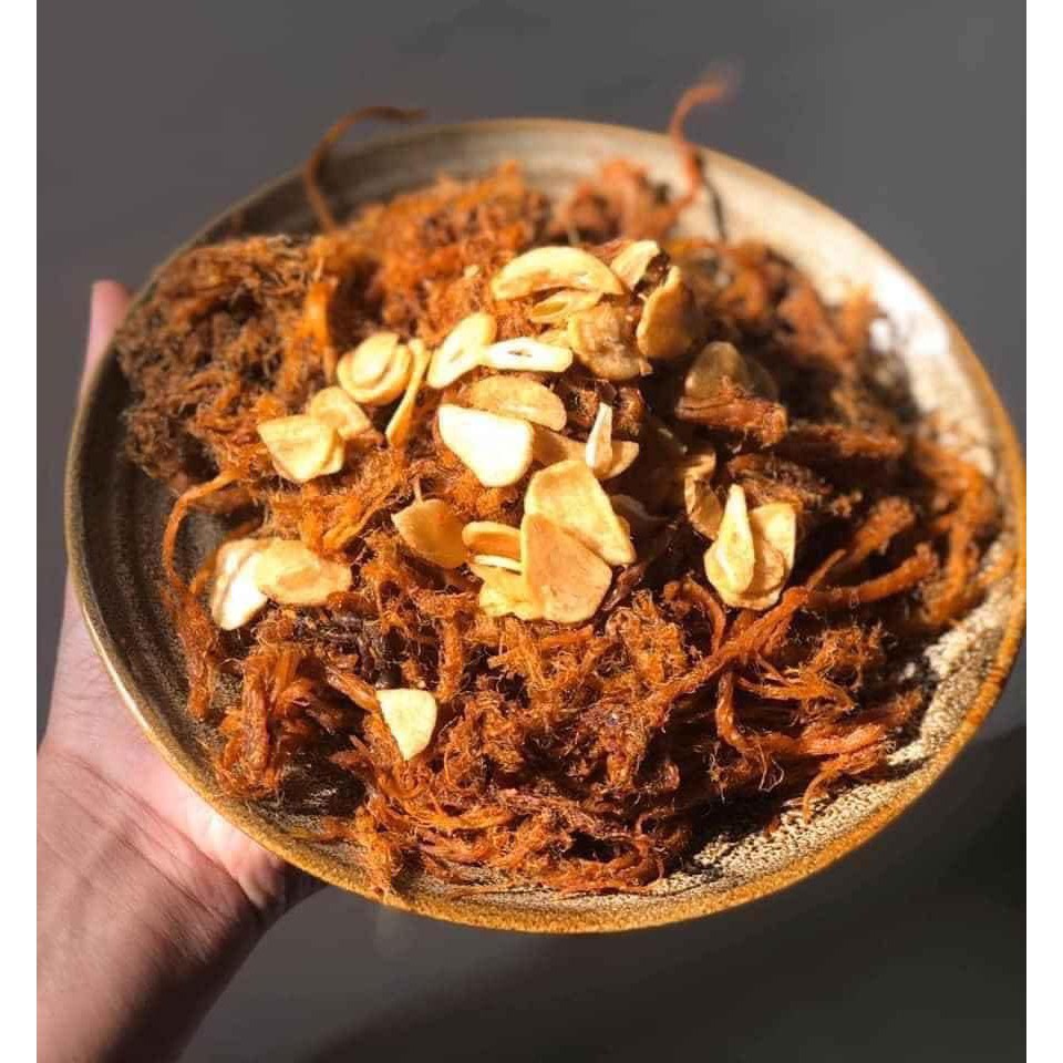 HEO KHÔ CHÁY TỎI 200G | TDessert15k | Hàng loại 1