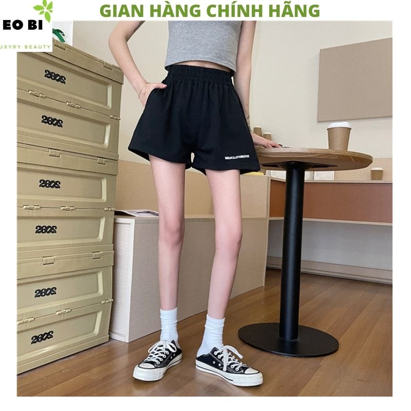 Quần short đùi thể thao unisex nam nữ đều mặc được chất cottong mềm mịn mát màu hè ulzzang -EOBI