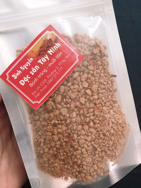 Muối Tây Ninh hạt to loại Ngon - Túi zip 100g