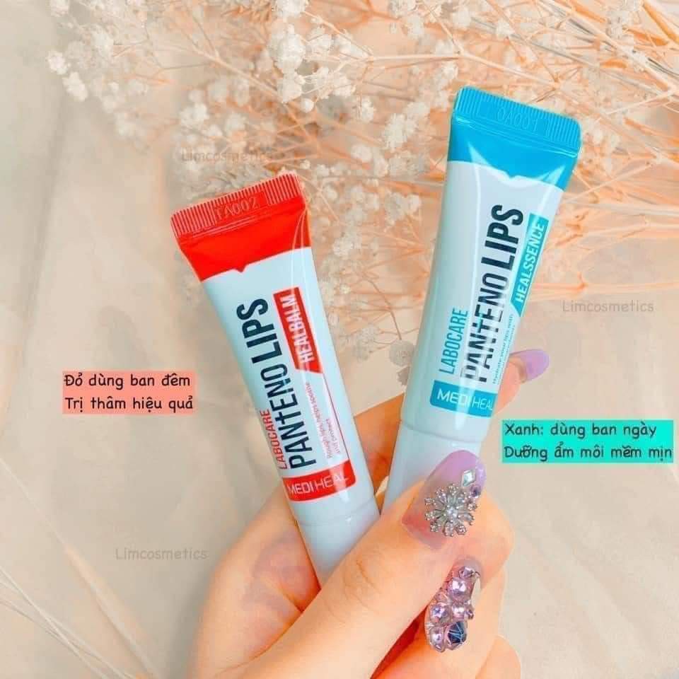 Son Dưỡng Môi Giảm Thâm Môi Ngày &amp; Đêm Mediheal Labocare Pantenolips Healssence &amp;HealBlam