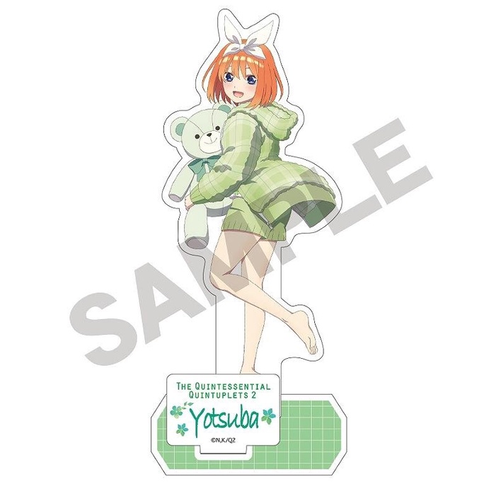 ( ÔM GẤU ) Mô hình Gotoubun no Hanayome Nhà có 5 nàng dâu standee mica acrylic anime chibi
