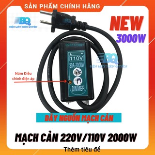 Bộ dây nguồn mạch cản 220v/110v 3000w ổ chống cháy cao cấp chuyển điện 220v sang 100v