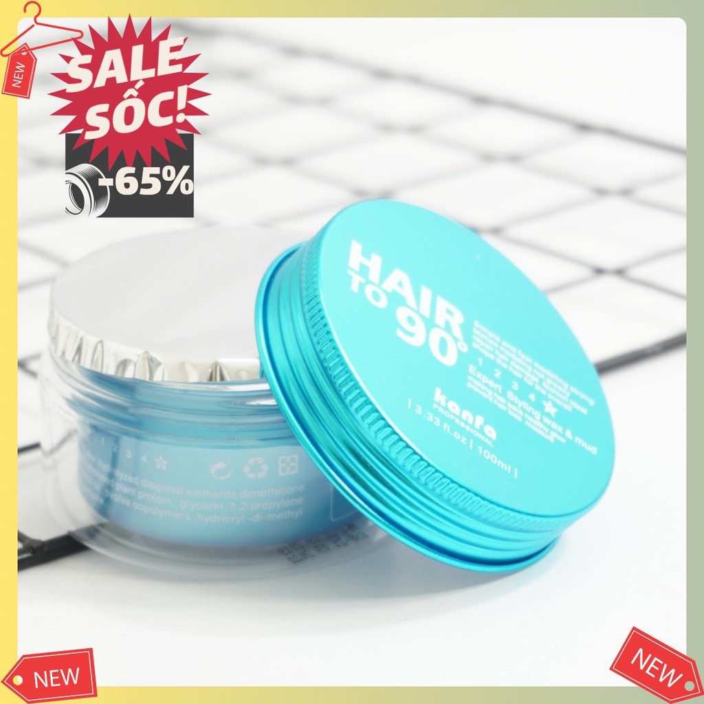 SÁP VUỐT TÓC NỮ HAIRTO90 KANFA 🎁 Freeship 🎁 Wax vuốt tóc nữ Kanfa giữ nếp 16-18h - Keo vuốt tóc chính hãng 20