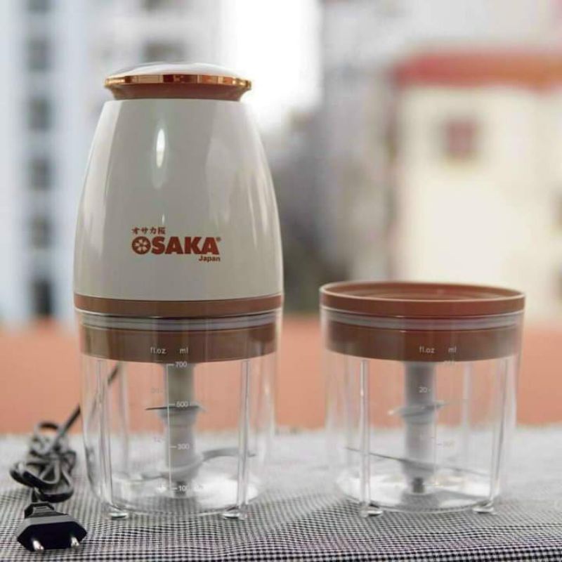 Máy xay đa năng Osaka Japan xay nhuyễn các loại thực phẩm như Thịt, tôm, cua, cá, xay rau củ quả , đá cứng