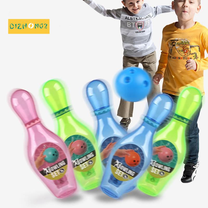 1 bộ đồ chơi bowling phát sáng trong nhà vui nhộn dành cho trẻ em