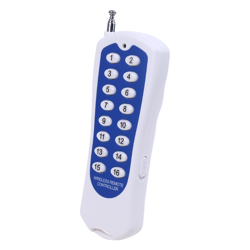 Điều khiển từ xa không dây 16 phím DC12V 16CH RF