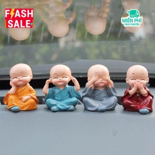 Bộ tượng 4 chú tiểu tứ không đáng yêu