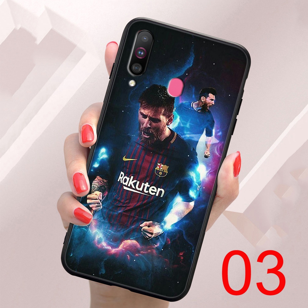 Ốp điện thoại dẻo in hình Lionel Messi cho Samsung Galaxy S20 Plus A01 A11 A21 A41 A51 A71 A81 Ultra