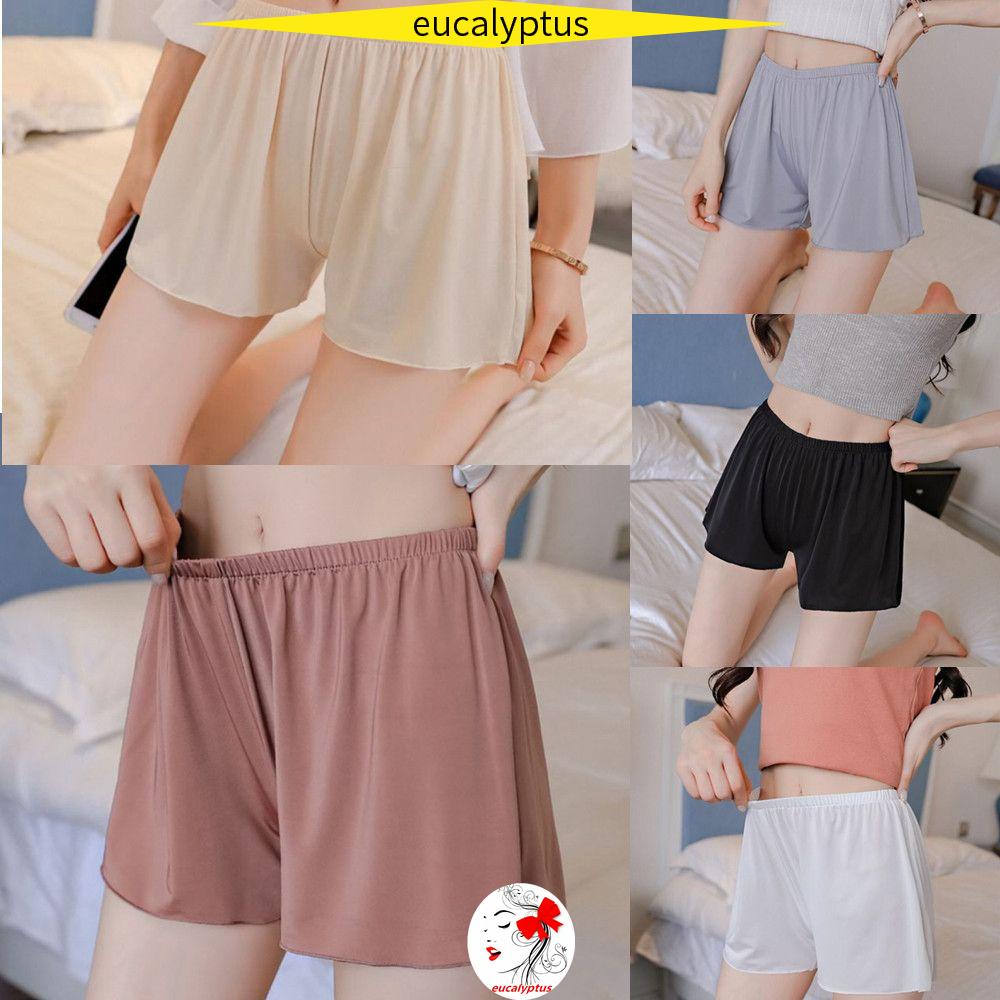 Eupus Bán Chạy Quần Short Mặc Ngủ Mặc Nhà Mỏng Dáng Rộng Mềm Mại Thoáng Khí Nhiều Màu Sắc Thời Trang Mùa Hè Cho Nữ