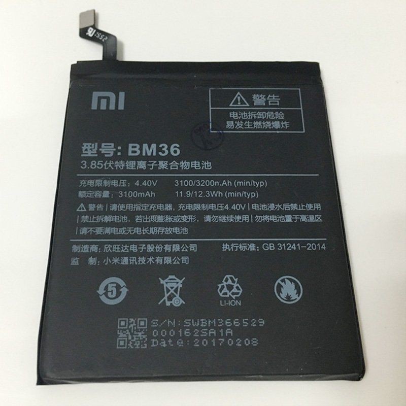 Pin Sạc Thay Thế Cho Xiaomi Mi 5S - BM36 , Pin Xiaomi Mi 5S