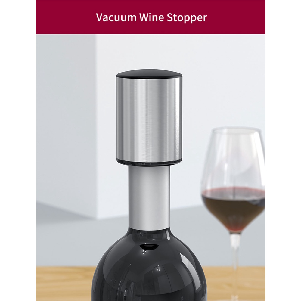 Uareliffe 4 In 1 Electric Red Wine Opener Kit Wine Bottle Corkscrew