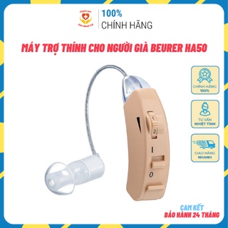 [Hàng Mới] Máy Trợ Thính - Tai Nghe Trợ Thính Cho Người Già Beurer HA50, Khuếch Đại Âm Thanh 40dB, Trọng Lượng Siêu Nhỏ