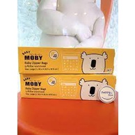 Túi zip đa năng Moby hộp 24 túi 26x26x8cm