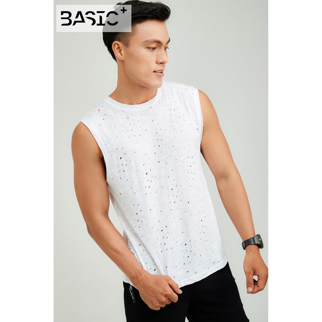 [Mã FAMALLT5 giảm 15% đơn 150K] Áo nam After All Tanktop destroy, đục lỗ, màu trơn - A03-04