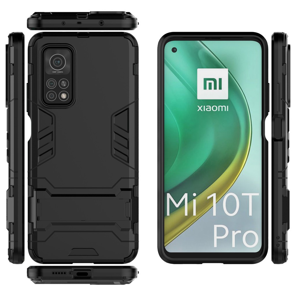Ốp điện thoại bằng nhựa cứng có giá đỡ ẩn cho Xiaomi Mi 10T Pro Mi 10 10T Note10 10T Pro Note 10T Lite Mi 10 Ultra Phone Case