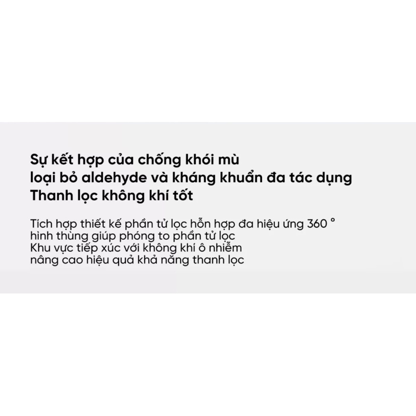 Màng lọc (lõi lọc) máy lọc không khí trên xe hơi/ ô tô Xiaomi P8S