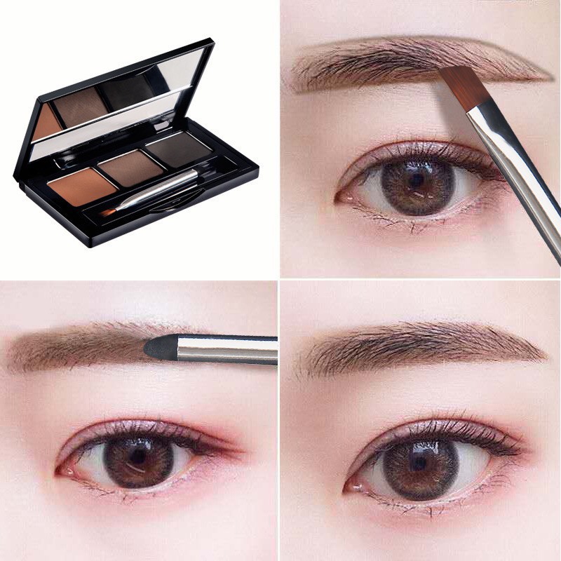 Bột Mày 3 ô LAMEILA 3605 lâu trôi nội địa sỉ tốt - NGỰA BEAUTY