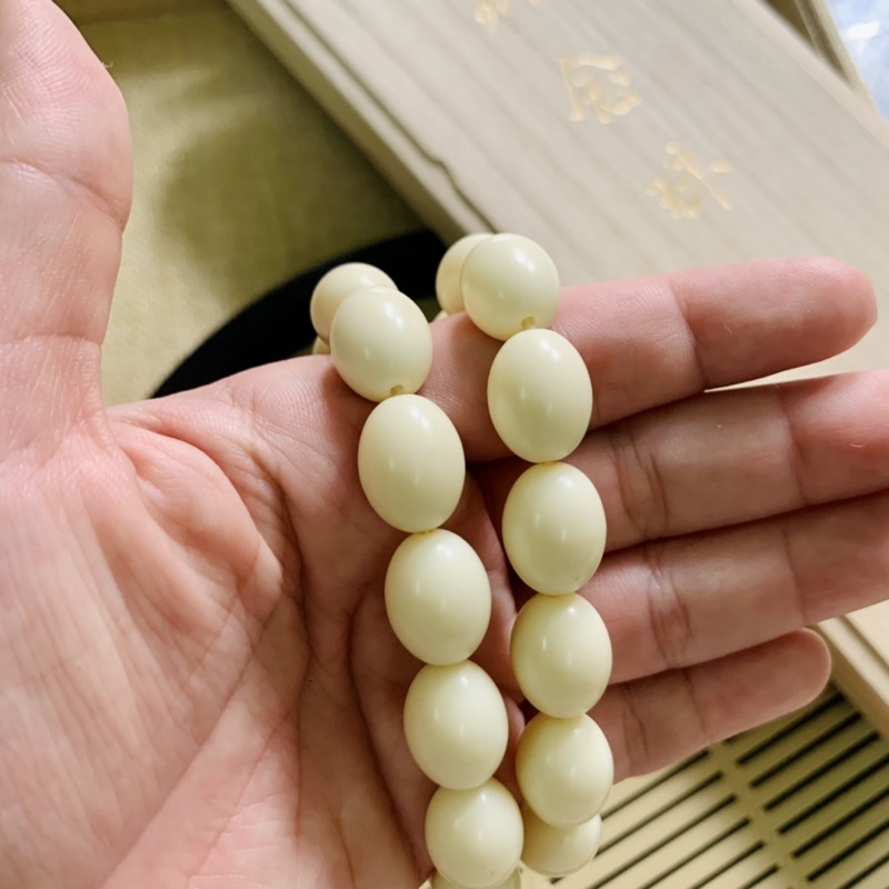 Vòng cổ chuỗi màu trắng Nhựa thời Trang Si Nhật