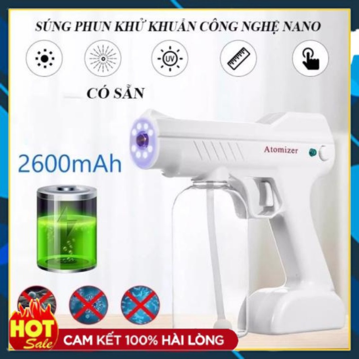 Dụng Cụ Diệt Khuẩn Súng Xịt Phun Sương Dung Dịch Kháng Khuẩn ATOMIZER 800ML