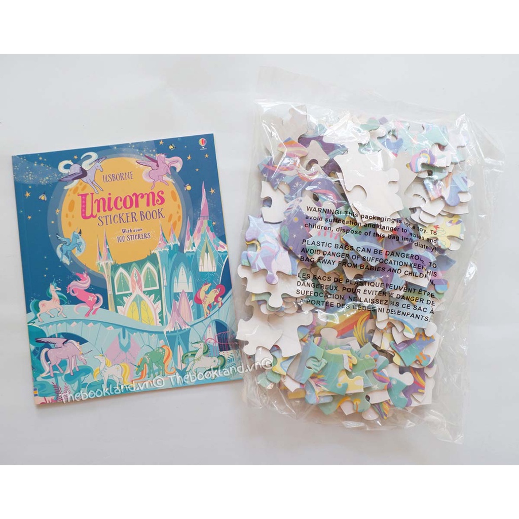 Sách - Bộ xếp hình Book and Jigsaw Unicorns