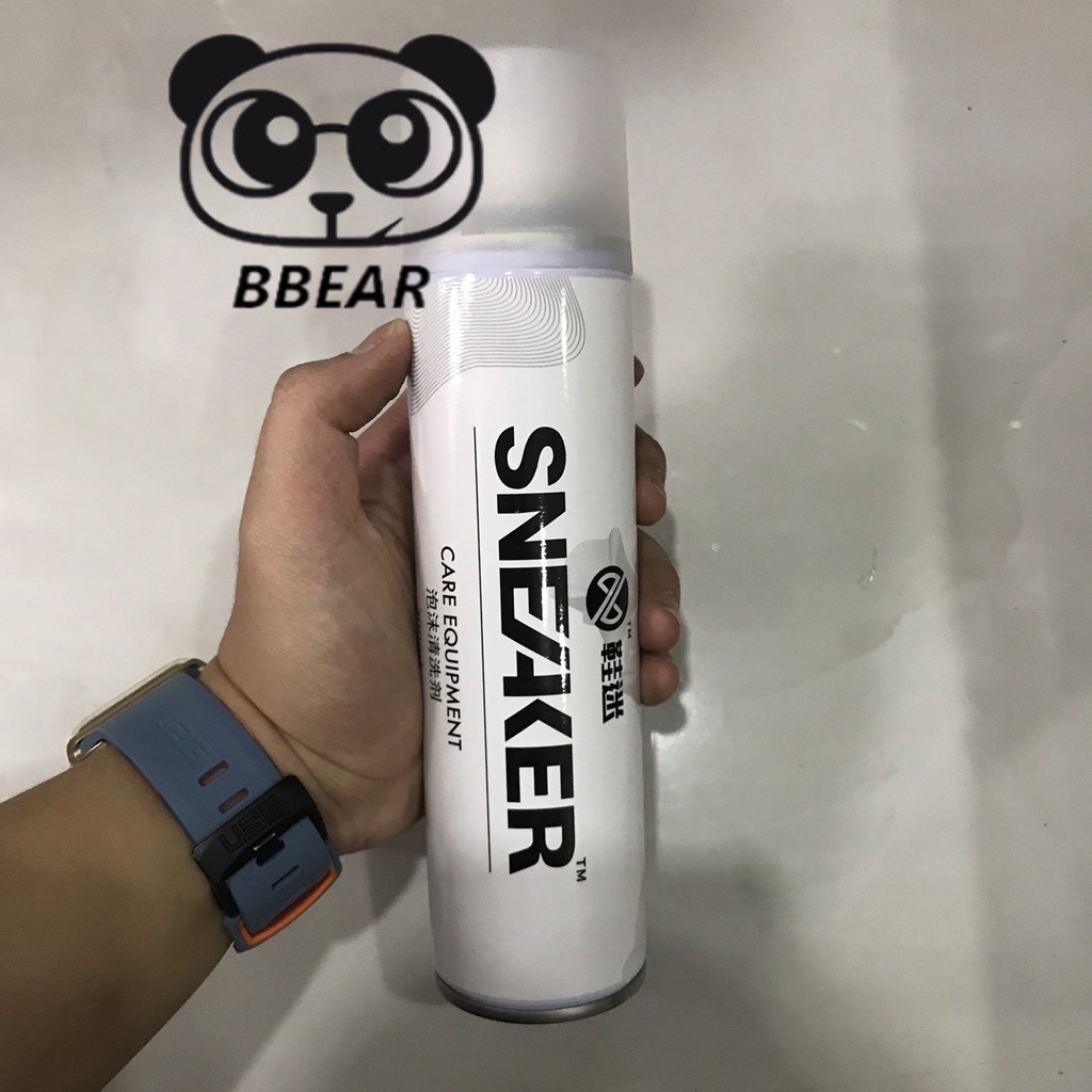 Chai Xịt Bọt Vệ Sinh Sạch Giày Snoker/Sneaker Không Cần Giặt BBearShop