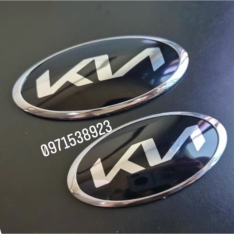 LOGO KIA KIỂU MỚI DÁN ĐẦU HOẶC ĐUÔI XE KIA NHIỀU KÍCH THƯỚC