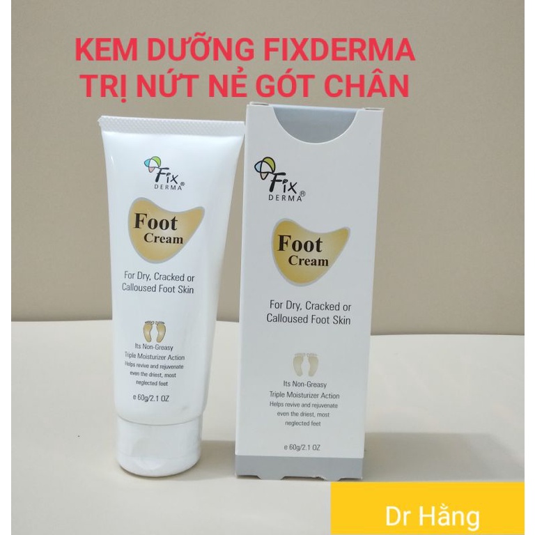 [CHÍNH HÃNG] Kem Dưỡng Làm Mềm Nứt Nẻ Gót Chân Fixderma Foot Cream