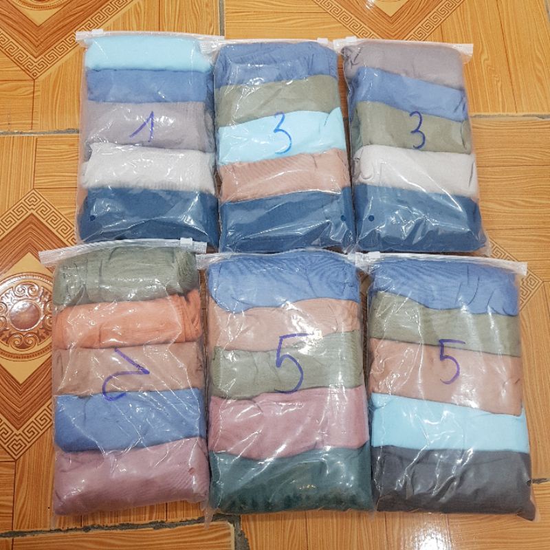 Sét 5 quần phông sơ sinh cho bé