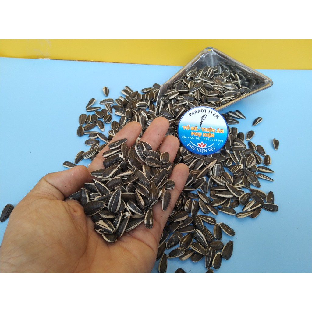 500g hạt hướng dương (LOẠI SỌC) cho chim,vẹt,hamsters, thú cưng