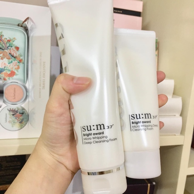 Cặp sữa rửa mặt sum trắng 200ml + 100ml