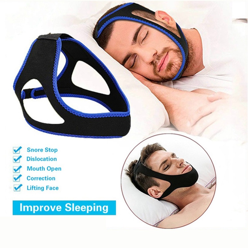 Đai đeo chống ngáy điều chỉnh thói quen thở bằng miệng giảm nọng cằm chăm sóc cho nam và nữ