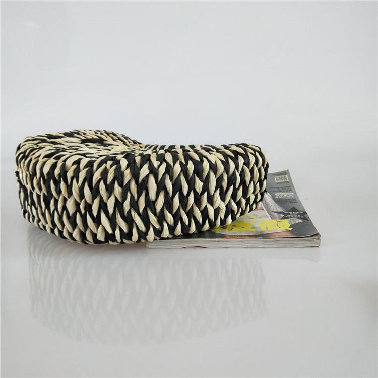 Túi Xách Đan Rơm Thủ Công Hình Bán Nguyệt Cỡ Lớn Với 6 Kiểu Màu Tùy Chọn Cho Nữ