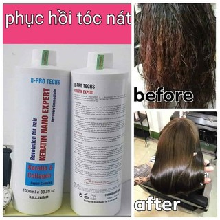 KERATIN NANO EXPERT  Phục Hồi Tóc Nát - Chính Hãng 1000ml