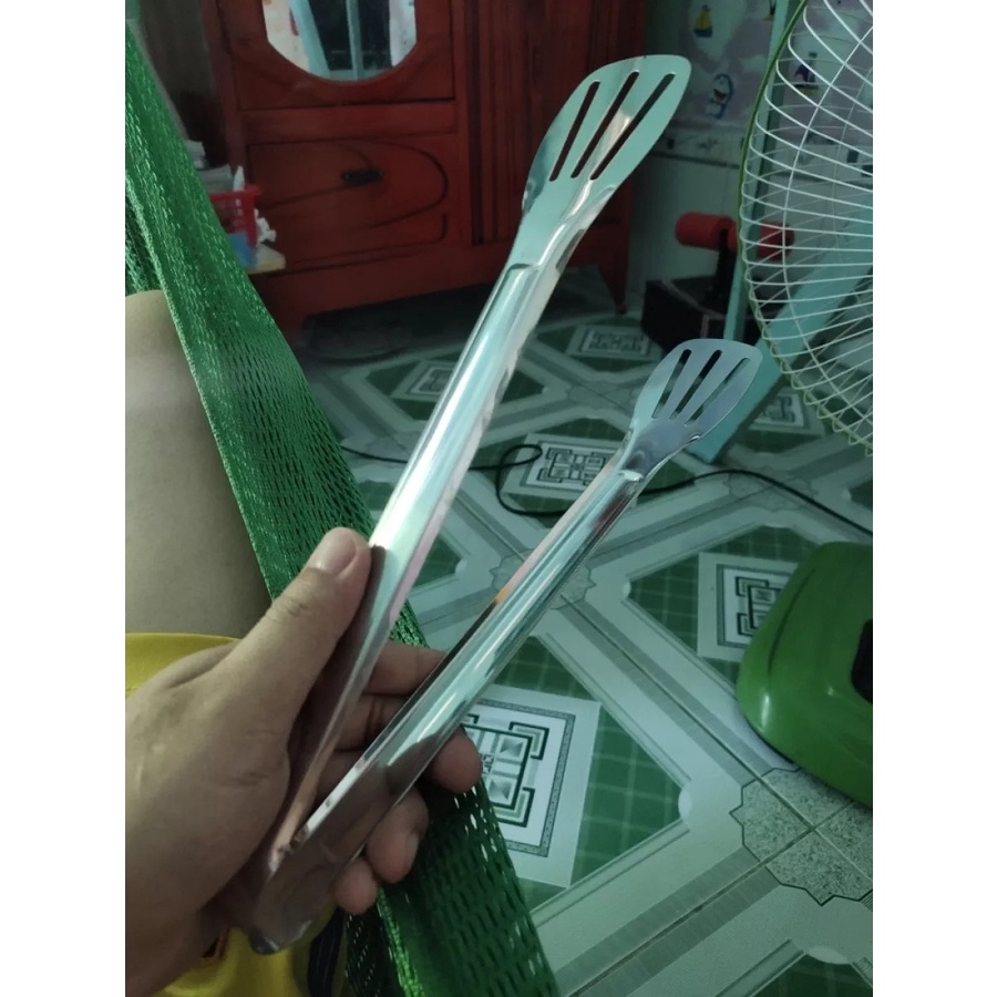 Kẹp Không Rỉ Gắp Đồ Ăn Size Lớn 23.5cm Tiện Dụng