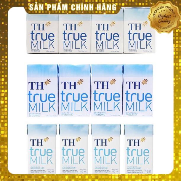 Combo 2 Lốc 4 Hộp Sữa Tươi TH True Milk  110ml