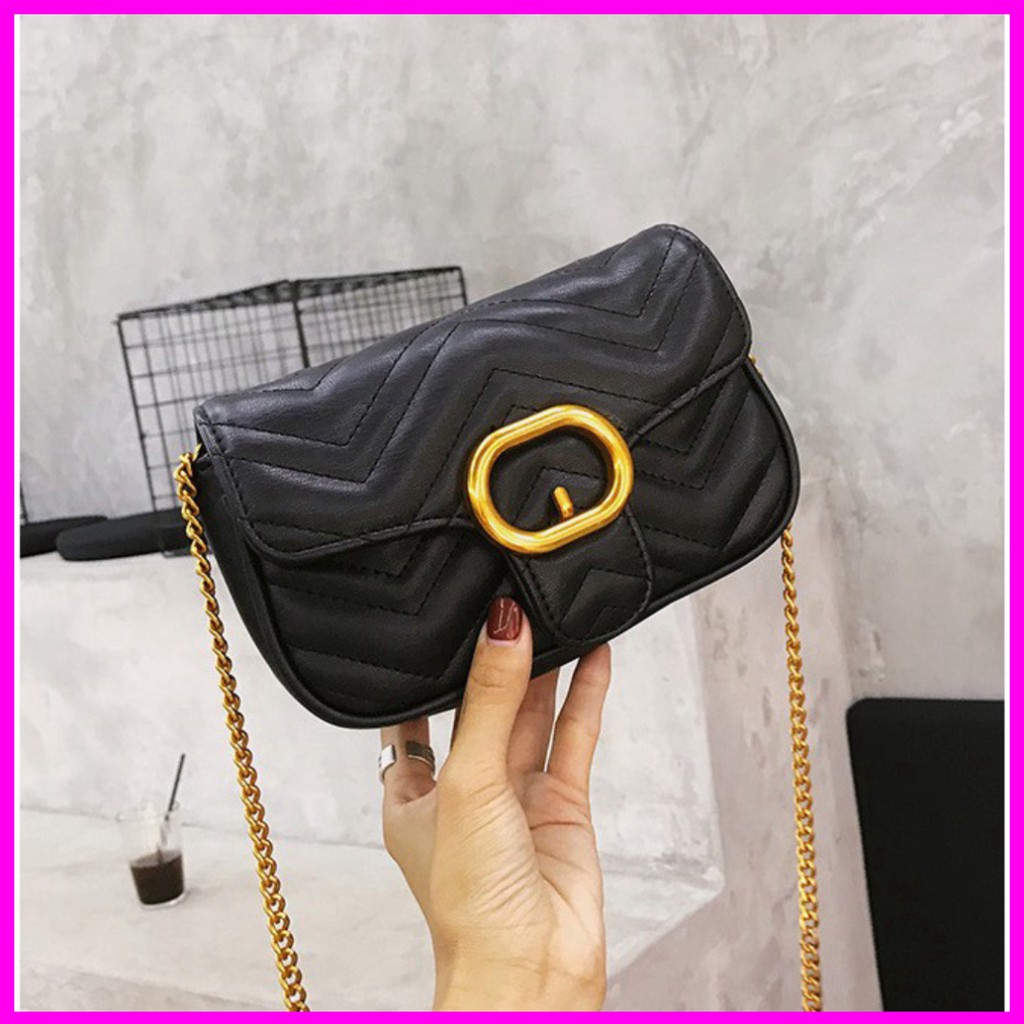 [Hàng loại 1] Túi xách nữ đeo chéo khóa mạ vàng sang chảnh siêu xinh TX22 túi đeo vai