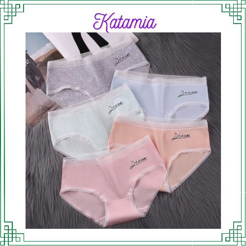 Quần lót nữ cotton cao cấp kháng khuẩn cute cạp cao sexy 9516