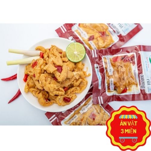 Chân gà rút xương Hoàng Nam Food, chân gà chua cay thơm hạt mắc khén, Đặc sản Lào Cai gói 80gram | BigBuy360 - bigbuy360.vn