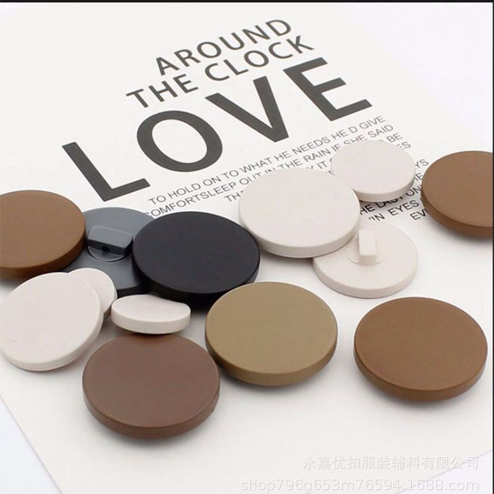 Set 10 khuy nhựa resin chuyên dụng may quần áo/diy nhiều màu sắc tùy chọn phù hợp trang trí vải len