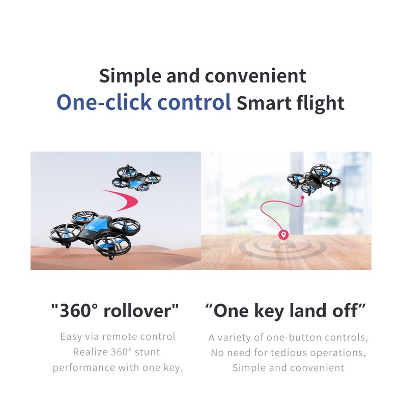 Máy Bay Điều Khiển Từ Xa V8 Mini 500W HD WiFi Fpv