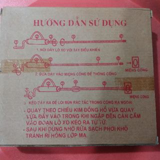 Dây Thông Vệ Sinh, Thông Cống Chính Hãng Phương Uyên hoặc Huy Hoàng