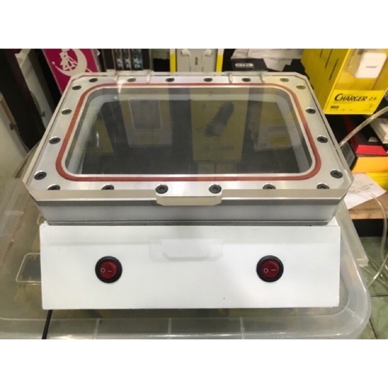 Máy ép kính bóng hơi van cơ,tư động,bấm nút giá rẻ cho ae thợ ép kính