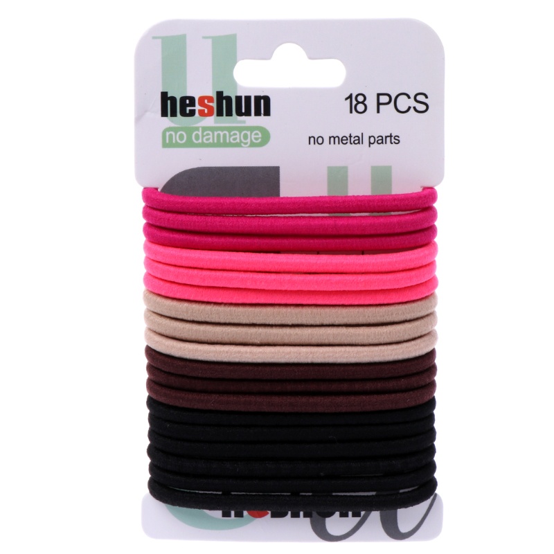 Set 18 Dây Cột Tóc Co Giãn 4mm Dành Cho Nữ