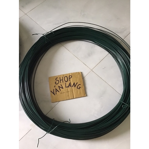 5 mét dây thép bọc nhựa xanh không rỉ 3li