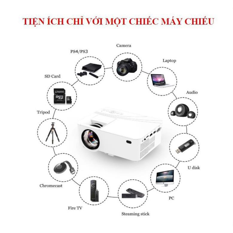 Sale sale Máy Chiếu Mini Koodold ,Máy Chiếu KOOGOLD, Kết Nối Wifi, Độ Phân Dải Cao, Bảo Hành Toàn Quốc